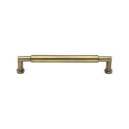 Heritage Brass Cabinet Pull Bauhaus Round Design 101mm CTC Antique Brass Finish