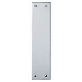 Plain Finger Plate - Polished Chrome