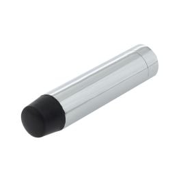 Jedo Cylinder Wall mounted Door Stop without Rose 70mm Polished Chrome - By Frelan Hardware - JV9559APC