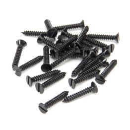 Black 8 x 1" Countersunk Screws (25)