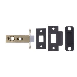 Atlantic Bolt Through Tubular Latch 2.5" - Matt Black