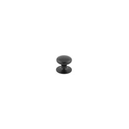 Jedo Traditional Cupboard Knobs 25mm Black - By Frelan Hardware - JMB47A
