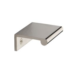 Heritage Brass EPR Edge Pull Cabinet Handle 50mm Polished Nickel finish