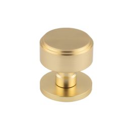 Step Satin Brass Mortice Knob - By Frelan Hardware - JV804SB