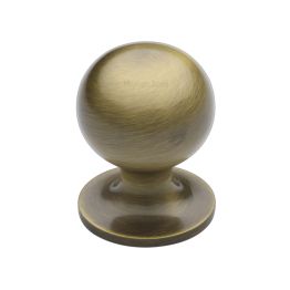 Heritage Brass Cabinet Knob Ball Design 25mm Antique Brass finish