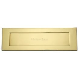 Heritage Brass Letterplate 16" x 5" Polished Brass finish