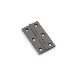 Alexander & Wilks - Heavy Pattern Solid Brass Cabinet Butt Hinge - Dark Bronze - 2.5"