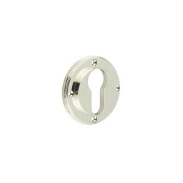 Burlington Euro Profile Escutcheons No Rose Polished Nickel - By Frelan Hardware - BUR61PN