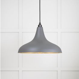 Smooth Brass Frankley Pendant in Bluff