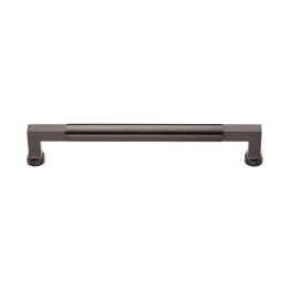 Heritage Brass Door Pull Handle Bauhaus Design 330mm Matt Bronze Finish