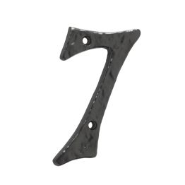 Antique Door Numerals 7 Black No. 7 - By Frelan Hardware - JAB15-7