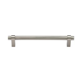 Heritage Brass Cabinet Pull Industrial Design 160mm CTC Satin Nickel Finish
