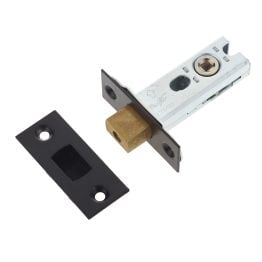 Jedo Heavy Duty Tubular Deadbolts 76mm Black - By Frelan Hardware - JL-HDB76BL