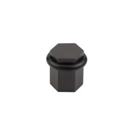 Burlington Hexagonal Floor Mounted Doorstops Dark Bronze - By Frelan Hardware - BUR965DB