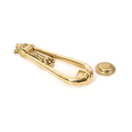 Polished Brass Loop Door Knocker