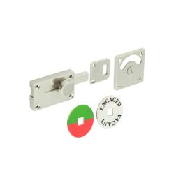 Burlington Indicator Lock Satin Nickel - By Frelan Hardware - BUR2552SN