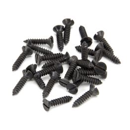 Black 8 x 3/4" Countersunk Screws (25)