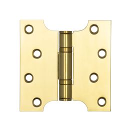 Parliament Ball Bearing Hinge 102x102x3mm Brass Finish - By Frelan Hardware - J9449PVD