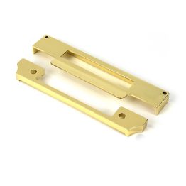 Polished Brass ½" Rebate Kit for Euro Sash Lock