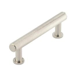 Burlington Piccadilly Knurled Cabinet Handles 96mm Satin Nickel - By Frelan Hardware - BUR410SN