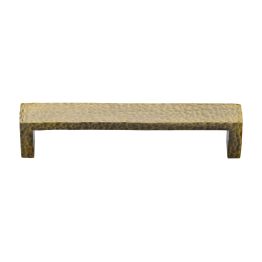 Heritage Brass Cabinet Pull Hammered Wide Metro Design 192mm CTC Antique Brass Finish
