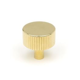 Polished Brass Judd Cabinet Knob - 32mm (No Rose)