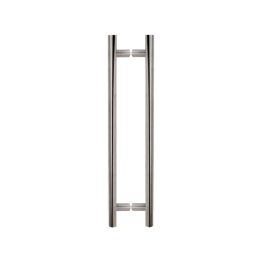 Steel Line T Pull Back to Back 1400mm Satin Stainless Steel finish