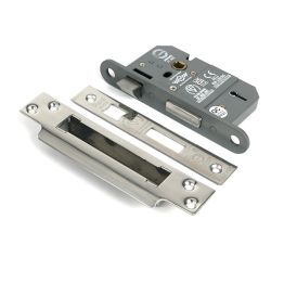 Polished Chrome 2½" 5 Lever BS Sash Lock