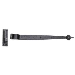 External Beeswax 24" Hook & Band Hinge - Cranked (pair)