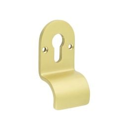 Cylinder Pull Face Fixed Satin Brass - By Frelan Hardware - CRES1601SB