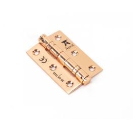 Polished Bronze 3" Ball Bearing Butt Hinge (pair) ss