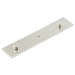 Fanshaw Backplate for Cupboard Knobs 140x30mm Satin Nickel - By Frelan Hardware - HOX5090SN