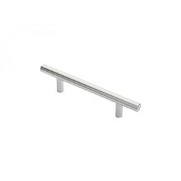 Steel T-Bar Handle 96mm - Polished Chrome