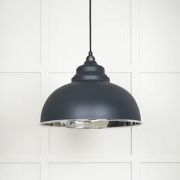 Smooth Nickel Harborne Pendant in Soot