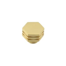 Nile Cupboard Knobs 30mm Satin Brass - By Frelan Hardware - HOX330SB