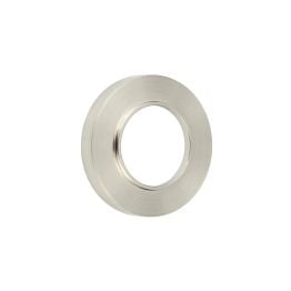 Burlington Plain Outer Roses Satin Nickel - By Frelan Hardware - BUR50SN