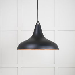 Smooth Copper Frankley Pendant in Elan Black