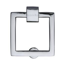 Heritage Brass Square Drop Pull Polished Chrome finish