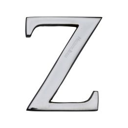 Heritage Brass Alphabet Z Pin Fix 51mm (2") Polished Chrome Finish