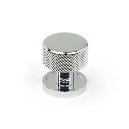 Polished Chrome Brompton Cabinet Knob - 25mm (Plain)