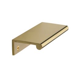 Heritage Brass EPR Edge Pull Cabinet Handle 100mm Polished Brass finish