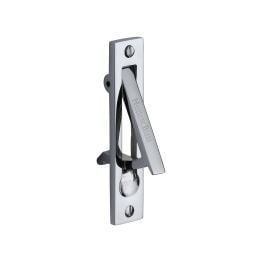 Pocket Door Edge Pull Polished Chrome finish