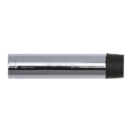 Heritage Brass Cylindrical Door Stop Without Rose 76mm Polished Chrome Finish