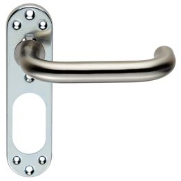 Safety Lever On Inner Backlate - Satin Stainless Steel