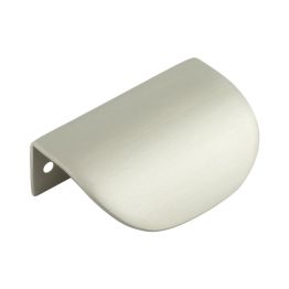 Burlington 75mm Satin Nickel Arched Edge Pull - By Frelan Hardware - BUR941SN