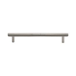 Heritage Brass Cabinet Pull Complete Knurl Design 160mm CTC Polished Nickel finish