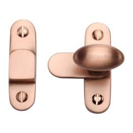 Heritage Brass Showcase Fastener Satin Rose Gold Finish