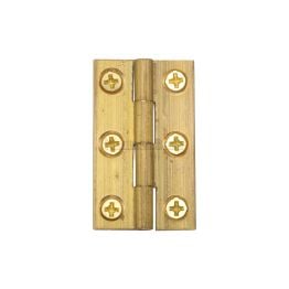 Heritage Brass Cabinet Hinge Brass 1 1/2" Natural Brass finish