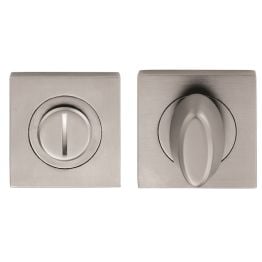 Serozzetta Square Turn And Release - Satin Chrome
