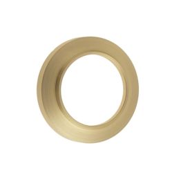 Burlington Chamfered Outer Roses for Escutcheons Satin Brass - By Frelan Hardware - BUR72SB